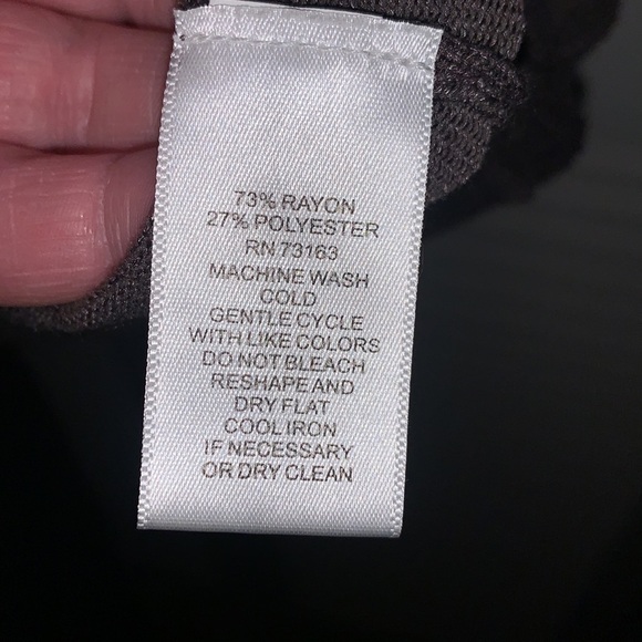 Pointelle Brown Cardigan Sweater Women’s Large - Picture 2 of 6